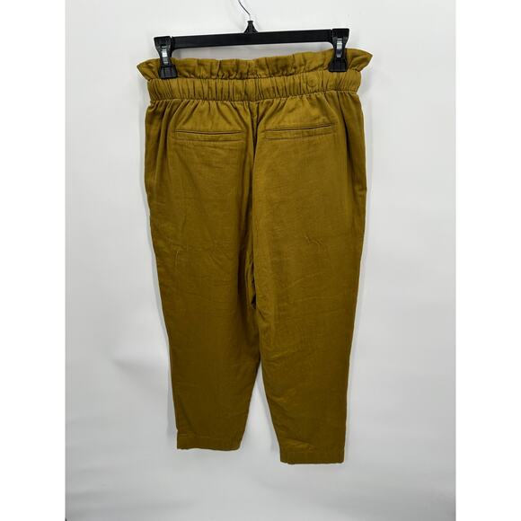 LOFT High Rise Straight Petite Tie Wast Paperbag Pants // Small Petite - Picture 7 of 9